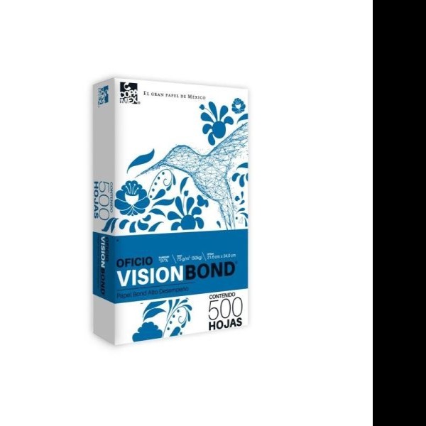 PAPEL BOND BCO. OFI. 97 VISION 75G. MILL. E..5 C.5